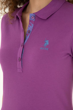 U. S. Polo Assn / Женская фиолетовая базовая футболка - U.s. polo assn фото 7