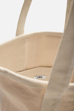 FABRIC SHOPPER BAG - Zara фото 5