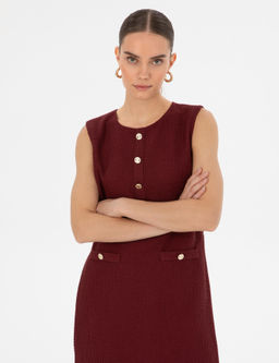 Vi_ne A Kesim Dokuma Elbise - Pierre cardin фото 2