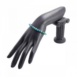 Браслет из камня Хризоколла символ внутренней силы и позитивных перемен 6мм