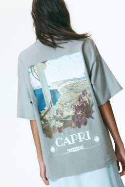 Camiseta oversize con motivo estampado - H&m фото 11