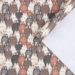 Цена за 10 шт. Бумага упаковочная крафтовая «Зайки», 70 х 100 см
