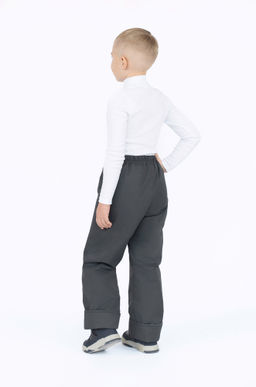 Брюки на поясе мембранные демисезонные черные - Arctic kids фото 3