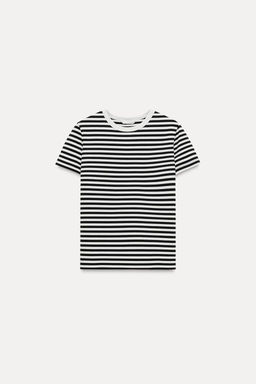 SHORT SLEEVE INTERLOCK T-SHIRT - Zara фото 16