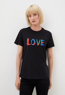 Футболка женская 12411-42025 black - Eleganzza фото 5