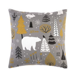 Наволочка декоративная новогодняя «Этель. Let it snow» 40×40 см, 100% хлопок