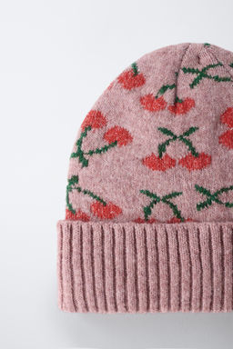 CHERRY KNIT BEANIE - Zara фото 3