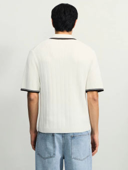 Джемпер поло фактурной вязки / Zarina фото 5