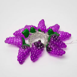 ULD-S0400-010/STB/2AA WHITE IP20 GRAPES Гирлянда светодиодная на батарейках 2AA (не в/к), Виноград, 4м. 10 светодиодов. Белый свет. Провод прозрачный. TM Uniel.