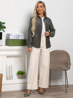 Рубашка Свежая рифма (хаки) Б15301-2М