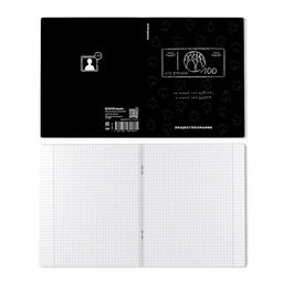 Цена за 5 шт. Тетрадь общая ученическая с пластиковой обложкой на скобе ErichKrause Зри в корень, Обществознание, 48 листов, клетка  фото 2