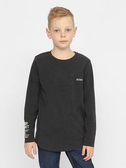 CRB wear/CWJB 63346-12-341 Джемпер для мальчика,темно-серый меланж/Ex.Cherubino