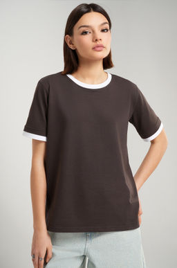 Женская базовая футболка из хлопка с кантом 3 шт. Happyfox  фото 20