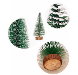 Елка декоративная 15см со снегом - Family фото 3