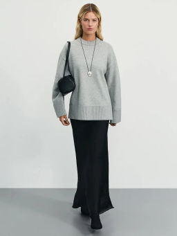 Джемпер прямого кроя с содержанием вискозы / Zarina фото 2