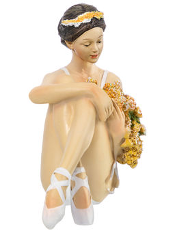 Статуэтка 12,5*7*12 см Балерина с цветами в белом - Elan gallery фото 22