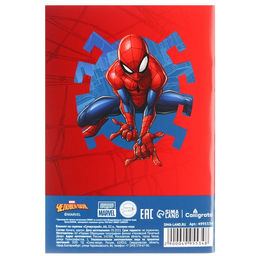 Блокнот А6 32 л на скрепке Человек-паук Супергерой - Marvel фото 4