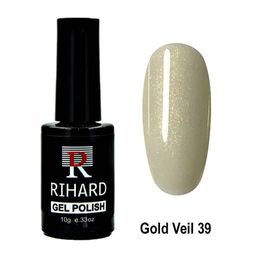 Rihard Gold Veil Gel Polish Гель-лак - коллекция "Золотая вуаль", 10 мл, №39