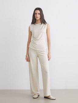 Bisiklet Yaka B?zg?l? Bluz