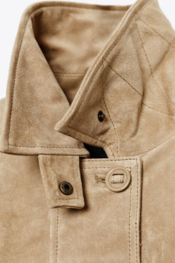 SUEDE LEATHER JACKET - Zara фото 10