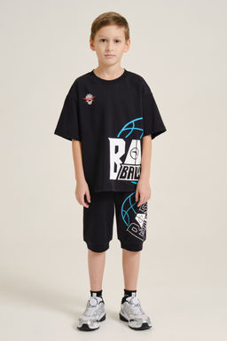 Брюки трикотажные 3/4 Черный Basketball Knit 3/4 Pants