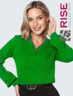 Джемпер женский 4150/12/Изумрудный - Rise фото 28