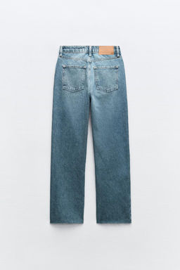 Z1975 STRAIGHT HIGH-WAIST ANKLE-LENGTH JEANS - Zara фото 7