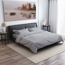 Постельное белье, комплект 2-х спальный "Дельфиниум", 4 предмета: пододеяльник на пуговицах 175х215см, евро-простыня 220х240см, 2 наволочки 70х70см с клапаном-запахом, сатин 135г/м2, хлопок 100%, упаковка "подарочная" коробка, вставка ПВХ 50х36,5х7см