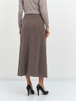 юбка в цвете фанго длины макси - Glenfield фото 5