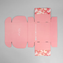 Коробка подарочная складная, упаковка, Нежные пионы, 27?21?9 см