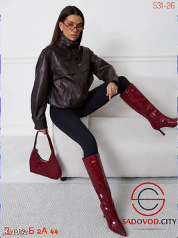 Кожаная куртка весенняя