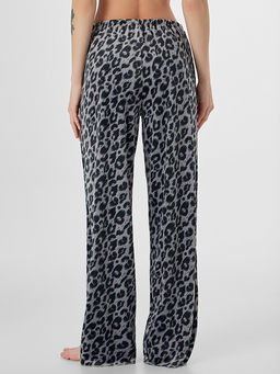 Комплект домашний женский велюровый серый с леопардовым принтом - Mark formelle фото 8