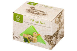 Салфетница с вазочкой под зубочистки 15*12*10 см "Уточка"