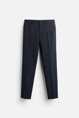 CHECKED TEXTURED WEAVE SUIT TROUSERS - Zara фото 5