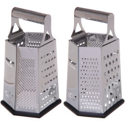 Терка 6-ти сторонняя 22*12*10,5см, силиконовое основание