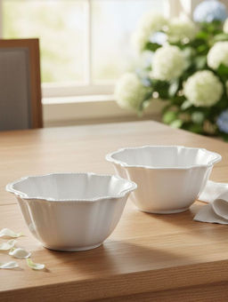 Набор салатников Lefard Ribbon 2 шт фарфор 280 мл 14×13×6,5 см  фото 3