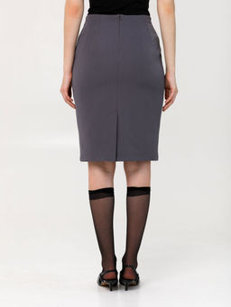 Юбка с цельнокроеным поясом