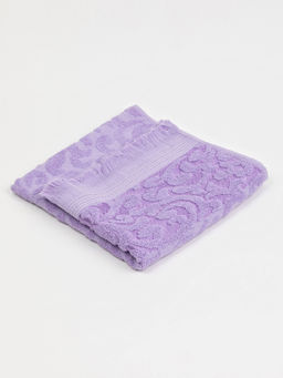 Махровое полотенце Вензеля цвет сирень,100% хлопок, 50х80см