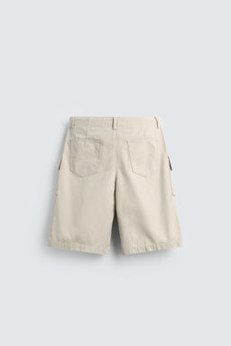 BERMUDA CARGO REGULAR FIT ESPIGA / Arena