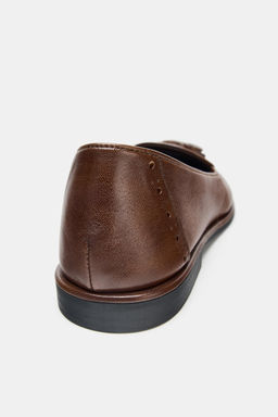 LEATHER TASSEL LOAFERS