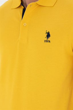 Футболка мужская U.S. Polo Assn шафрановая  фото 6