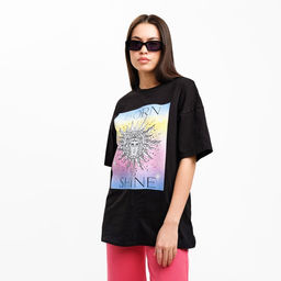 Футболка женская MIST Born shine, размер 40-42