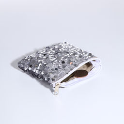 Кошелёк на молнии, цвет серебряный - Simaland фото 4