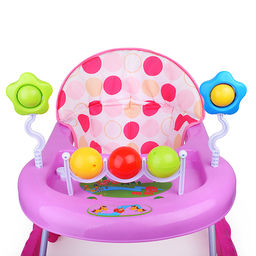 Ходунки "Любимые игрушки" (цвет розовый)