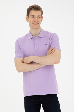 Мужская сиреневая базовая футболка - U.s. polo assn фото 8