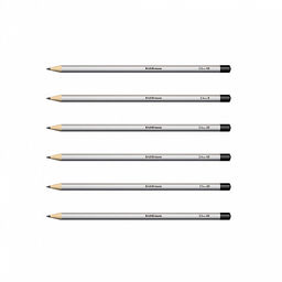 Цена за 24 шт. Набор из 6 чернографитных карандашей ErichKrause Art, шестигранных, HB, B, 2B, 4B, 6B, 8B (в коробке)