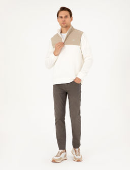 Ekru Regular Fit Sweatshirt - Pierre cardin фото 4