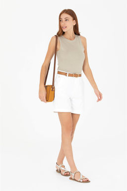 U. S. Polo Assn Женские белые плетеные бермуды-капри Неожиданная скидка в корзине - U.s. polo assn фото 3