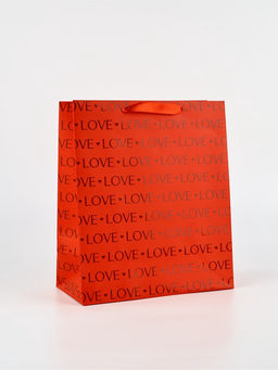Цена за 2 шт. Пакет подарочный, упаковка, Love, частичный лак, ML 23×27×11.5 см