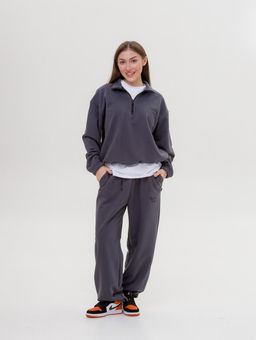 327 Костюм-трансформер с утяжками, графит - Knitka wear фото 11